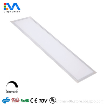 3600K/5500K Dimmable LED Panel Light - Square Suspended Integrated 0-10V Edge Lighting